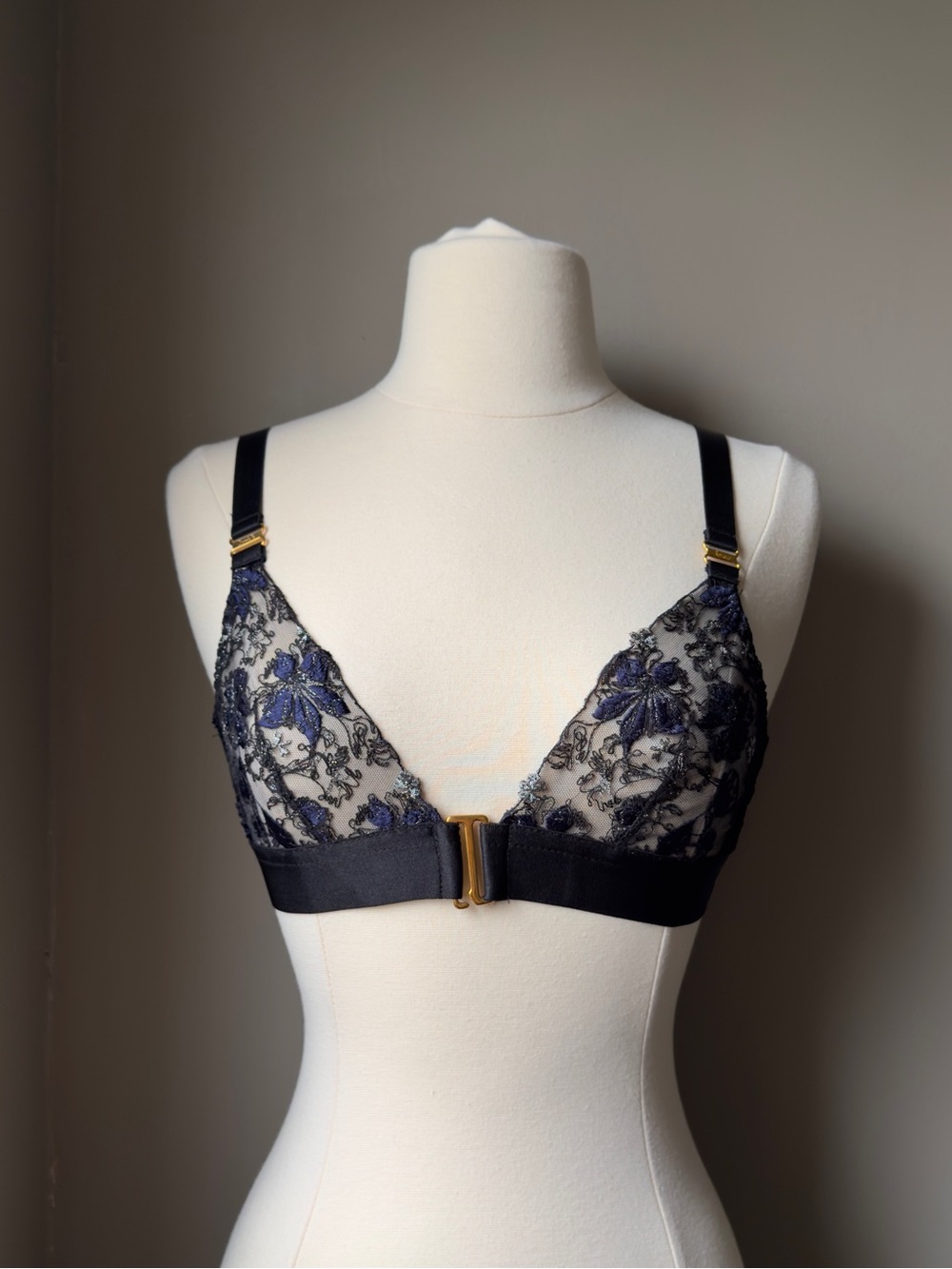 Bordelle wireless stretch mesh bra brand new